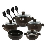 Conjunto De Panelas 100% Cerâmica Premiere Joy 8pç Ceraflame