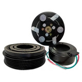Conjunto De Polia Compressor Honda Fit 2004 A 2008