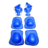 Conjunto De Segurança Proteção Para Diversão Esporte Cor Azul