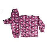 Conjunto De Soft Infantil Menina Pijama De Inverno 1-5 Anos