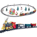 Conjunto De Trem De Natal Para B Com Locomotiva A Vapor