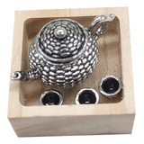 Conjunto De Xícaras De Chá E Bule De Casa De Bonecas 1/12