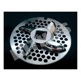 Conjunto Disco E Cruzeta Inox Picador/moedor 22 5 Mm 127/220v