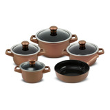 Conjunto Duo Smart 5 Pçs - Cobre - Ceraflame Cookware 