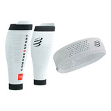 Conjunto Faixa De Cabeça E Canelito R2 3.0 New Compressport