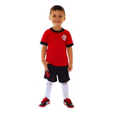 Conjunto Infantil Flamengo Uniforme Artilheiro Oficial