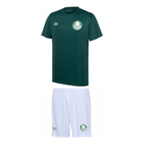 Conjunto Infantil Palmeiras - Shorts E Camisa Oficial Verdão