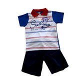 Conjunto Infantil Tam. 3 Anos Menino Camiseta Bermuda Molekada