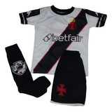 Conjunto Infantil Vasco Camisa E Short E Meião 30/37