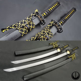 Conjunto Katana Wakizashi Daisho Espada Samurai Aço 1060
