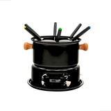 Conjunto Kit Fondue Aço 11 Peças Chocolate Carne Queijo