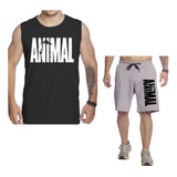 Conjunto Kit Regata Bermuda Short Animal Pak Academia 