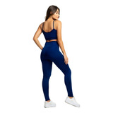 Conjunto Legging E Cropped Fitness Academia Ginastica Healt 