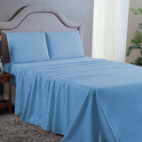 Conjunto Lençol Casal 04 Peças Com Fronha Cama Box 400 Fios