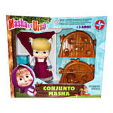 Conjunto Masha E Casinha Do Urso 15cm - Estrela