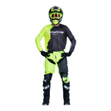 Conjunto Mattos Racing Pro Gradient Flúor Trilha Cross Novo