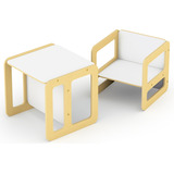 Conjunto Mesa E Cadeira Montessoriana 24 Meses+ Até 35kg