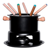 Conjunto Panela Fondue Kit 11 Peças Namorados 16cm Mimo