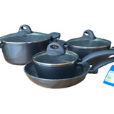 Conjunto Panelas Indução Revestimento Cerâmico 4 Peças