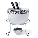 Conjunto Para Fondue Cerâmica 6 Peças Brinox