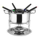 Conjunto Para Fondue Em Aço Inox 11 Peças Araucária