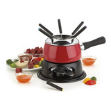 Conjunto Para Fondue Vermelho Cervinia 1,8l 12pçs Forma Inox