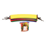Conjunto Proteção De Molas + Rede Protetora Pula Pula 4,27m