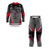 Conjunto Roupa Calça Camisa Motocross Trilha Insane Pro Tork