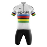 Conjunto Roupa De Bike Ciclismo Pedalar Cannondale Uci