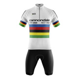 Conjunto Roupa De Ciclismo (camisa + Bermuda) Cannondale