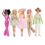 Conjunto Roupa Vestido Barbie O Filme + 2 Pares De Sapatos