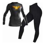 Conjunto Térmico Segunda Pele De Compressão Rash Guard