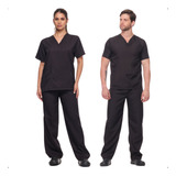 Conjunto Uniforme De Limpeza Gola V Unissex Serviços Gerais 