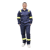 Conjunto Uniforme Nr10 Antichama Eletricista Com Refletivo.
