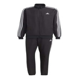 Conjunto adidas 3 Stripes Masculino - Pto/bco