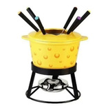 Conjunto/aparelho Fondue Lana Ceramica 11 Peca 1 L 6 Pessoa