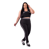 Conjuntos De Academia Femininos Plus Size Roupa De Ginastica