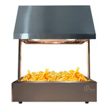Conservador Aquecedor De Batatas Fritas Cuba 10 Litros Inox