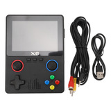 Consola De Jogos Portátil Black Black Black Dual Rocker Retr