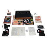 Console Atari 2600 [ Light Sixer ] Wood Madeira 6 Botoes Joy