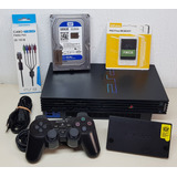 Console Playstation 2 500gb Lotado De Jogos De Ps1 E Ps2 - Leitor 100% - Você Escolhe Os Jogos! Matrix /x2/