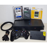 Console Playstation 2 Hdmi 500gb Lotado De Jogos De Ps1 E Ps2 - Leitor 100% - Você Escolhe Os Jogos! Matrix /p2/