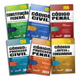 Constituição Federal + Código Civil + Código De Processo Civil + Código Penal + Código De Processo Penal + Código Do Consumidor - Legislação Seca
