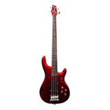 Contra Baixo 4 Cordas Ativo Xb24a Condor - Mwr - Red
