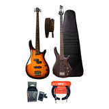 Contra Baixo 4 Cordas Condor Xb12 Ativo + Kit Completo