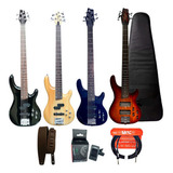 Contra Baixo Ativo 5 Cordas Condor Xb25 Ativo + Kit