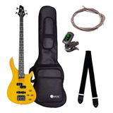 Contrabaixo Ativo 4 Cordas Ewa By Condor Ewb12a Basicline Nt