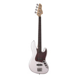 Contrabaixo Giannini Gb -100 Jazz Bass Passivo Branco/turtle