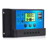 Controlador Carga Painel Solar 60a Usb 12/24v Pwm