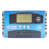 Controlador De Carga Solar Mppt 100a Display Lcd 12v 24v Usb